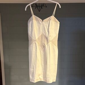 Elegant Cream Midi Dress